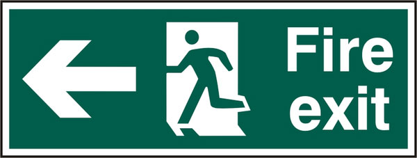 FIRE EXIT SIGN - BSS12093