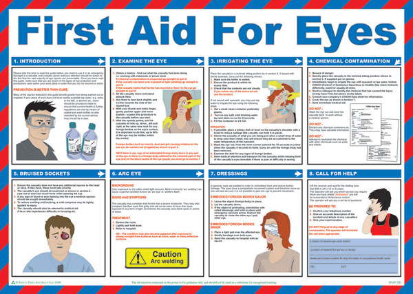 FIRST AID FOR EYES POSTER - CM1303