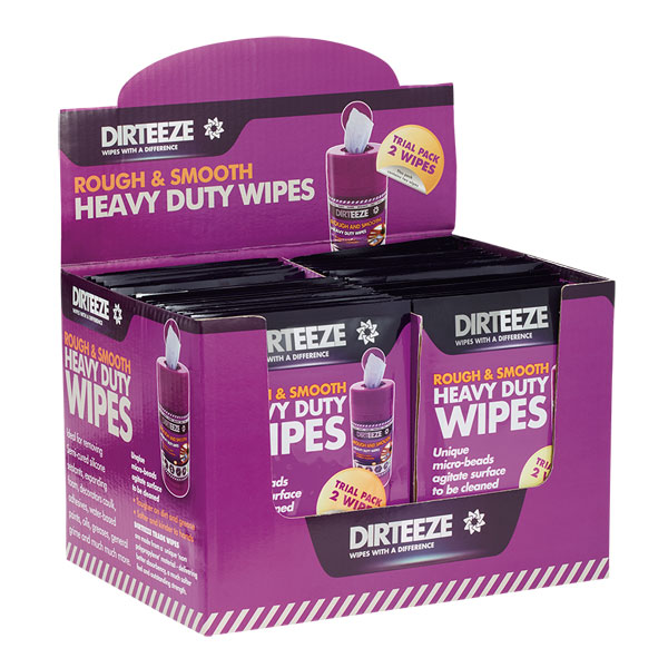 ROUGH AND SMOOTH WIPES (TWIN SACHET PACK 50 X 2) - DZRS2